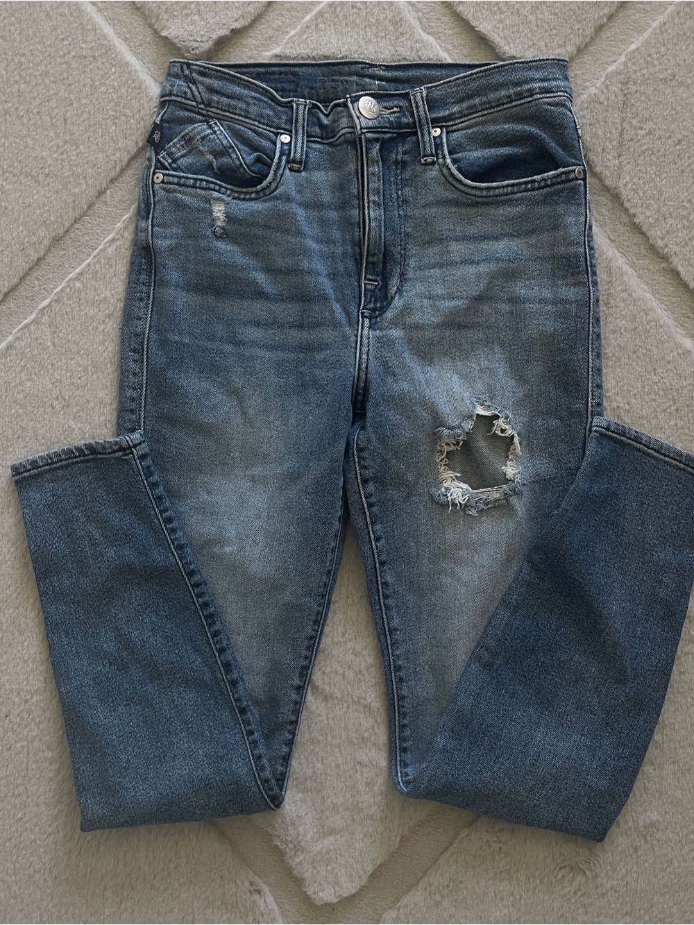 Distressed Rock Republic Women's Skinny Jeans High Roller Size 8